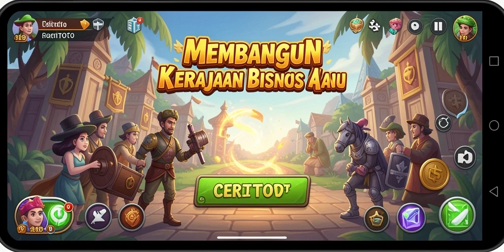 Tampilan menarik dari gameplay Tycoon di CERITOTO.