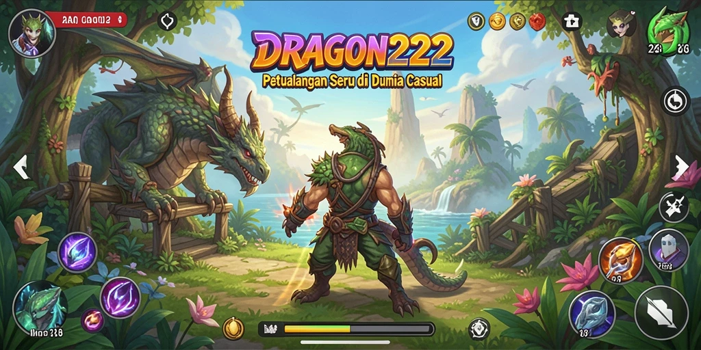 Tampilan seru dari gameplay DRAGON222 yang penuh warna.