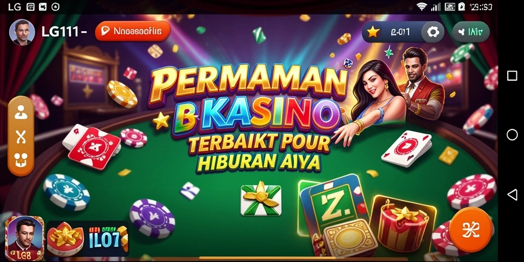 Tampilan menarik dari gameplay Kasino di LG111 dengan grafis luar biasa.