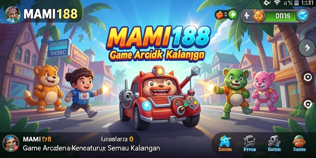 Tampilan screenshot MAMI188 yang menampilkan aksi seru dalam gameplay Arcade.