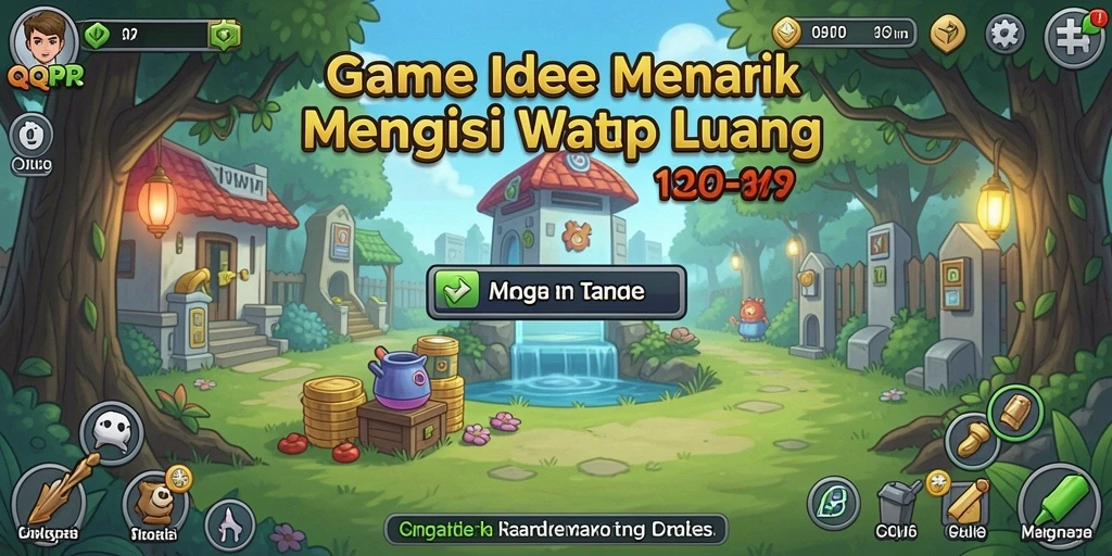 Tampilan gameplay QQRP yang seru dalam genre Idle.