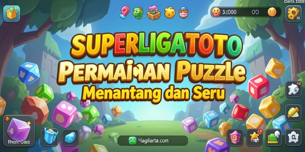 Tampilan gameplay seru dan menantang dari SUPERLIGATOTO.
