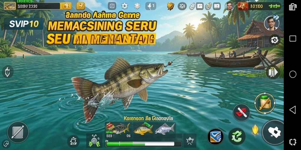 Tangkapan ikan besar dalam gameplay SVIP10 yang seru.